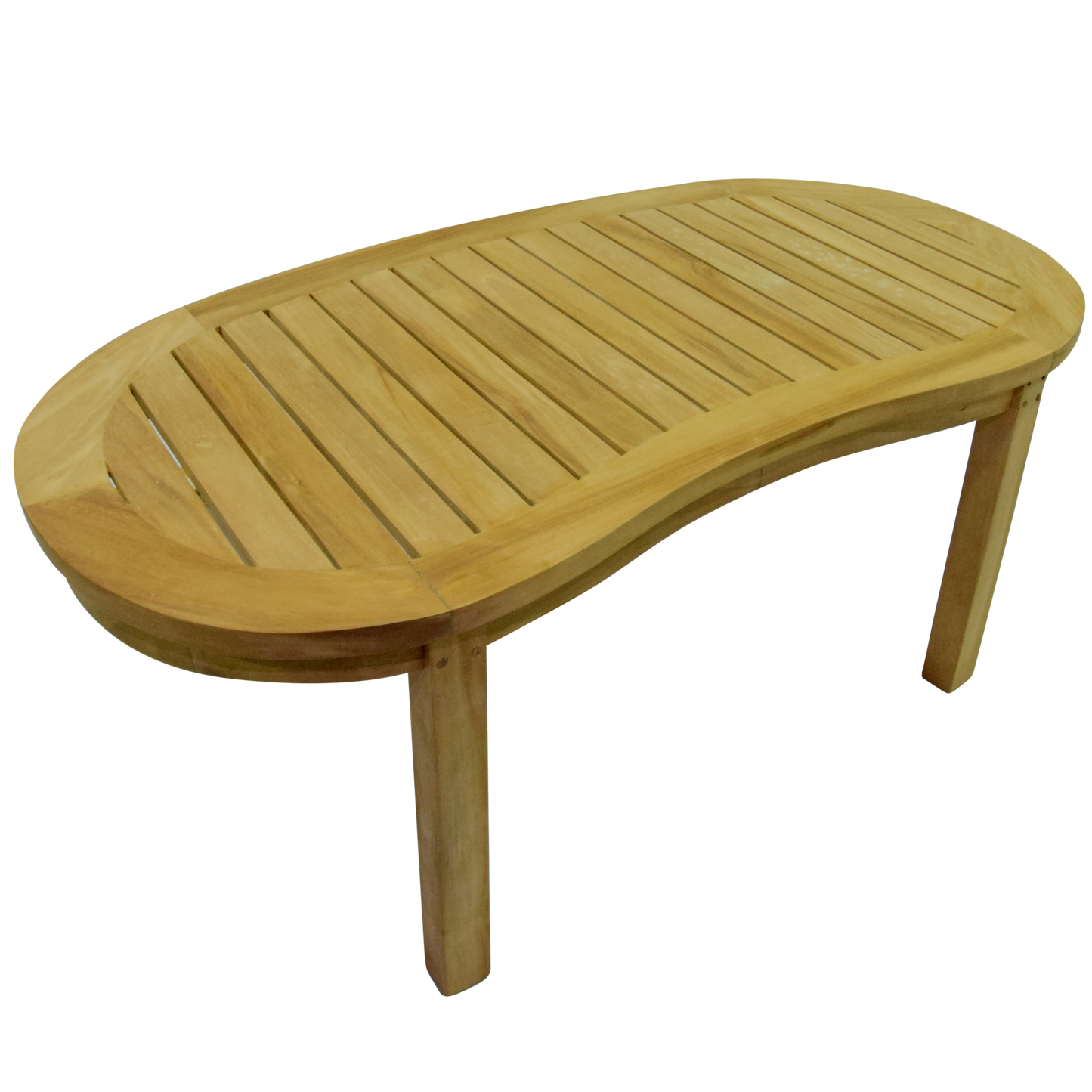 Luxury Refined Teak Banana Curved Coffee Table