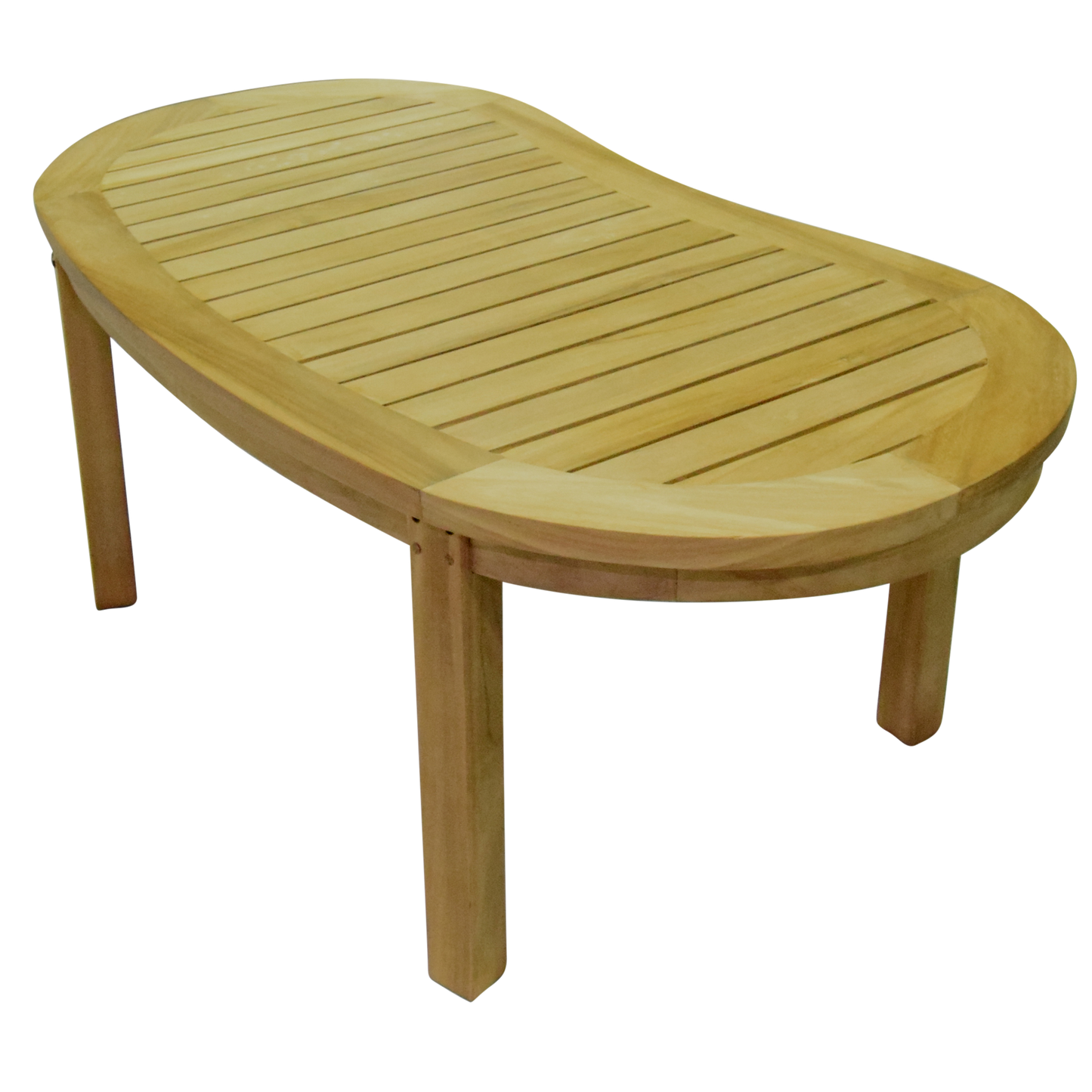 Luxury Refined Teak Banana Curved Coffee Table
