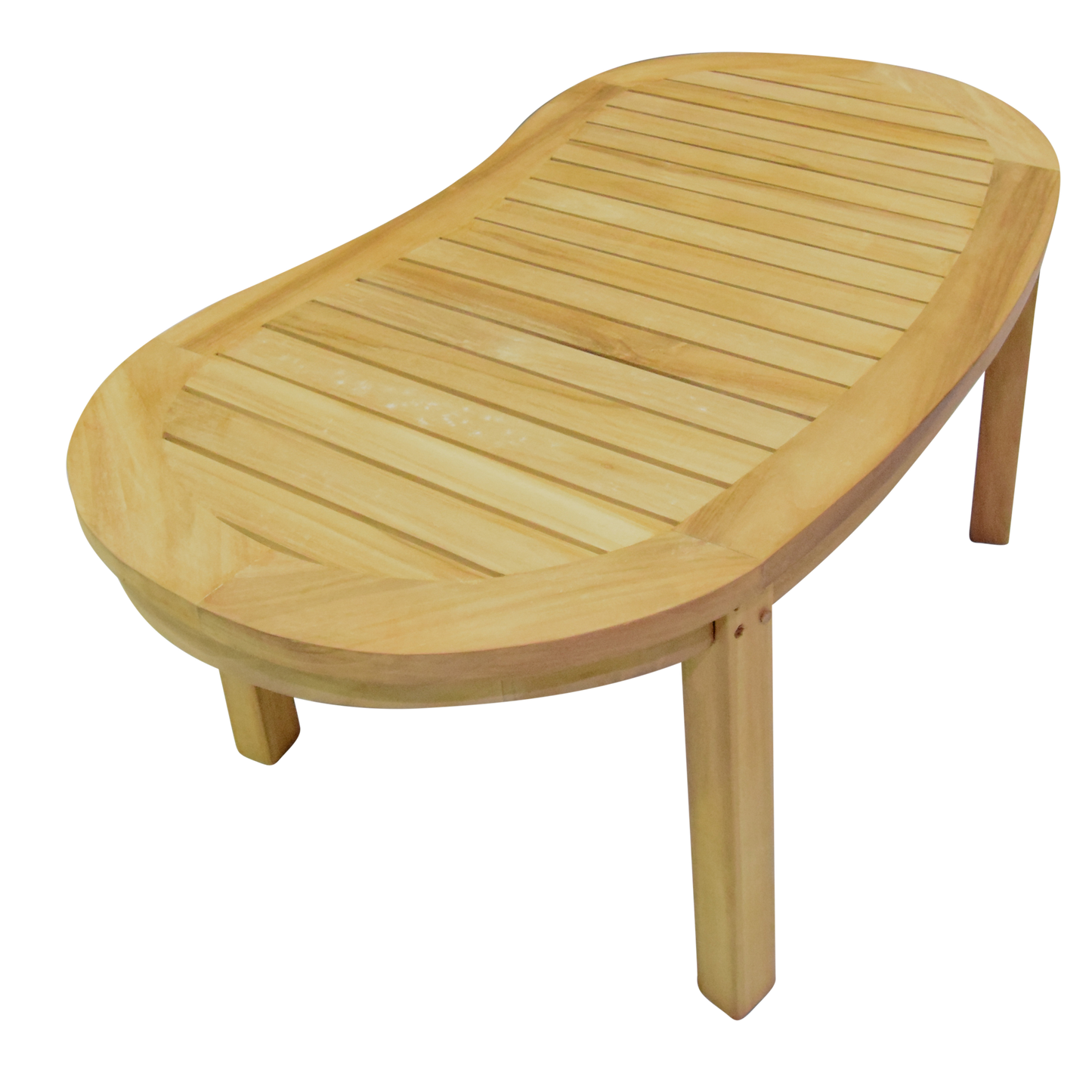 Luxury Refined Teak Banana Curved Coffee Table