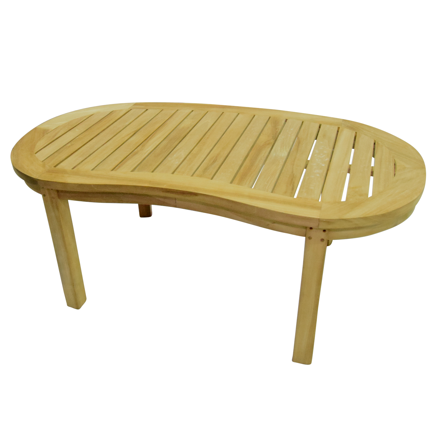 Luxury Refined Teak Banana Curved Coffee Table