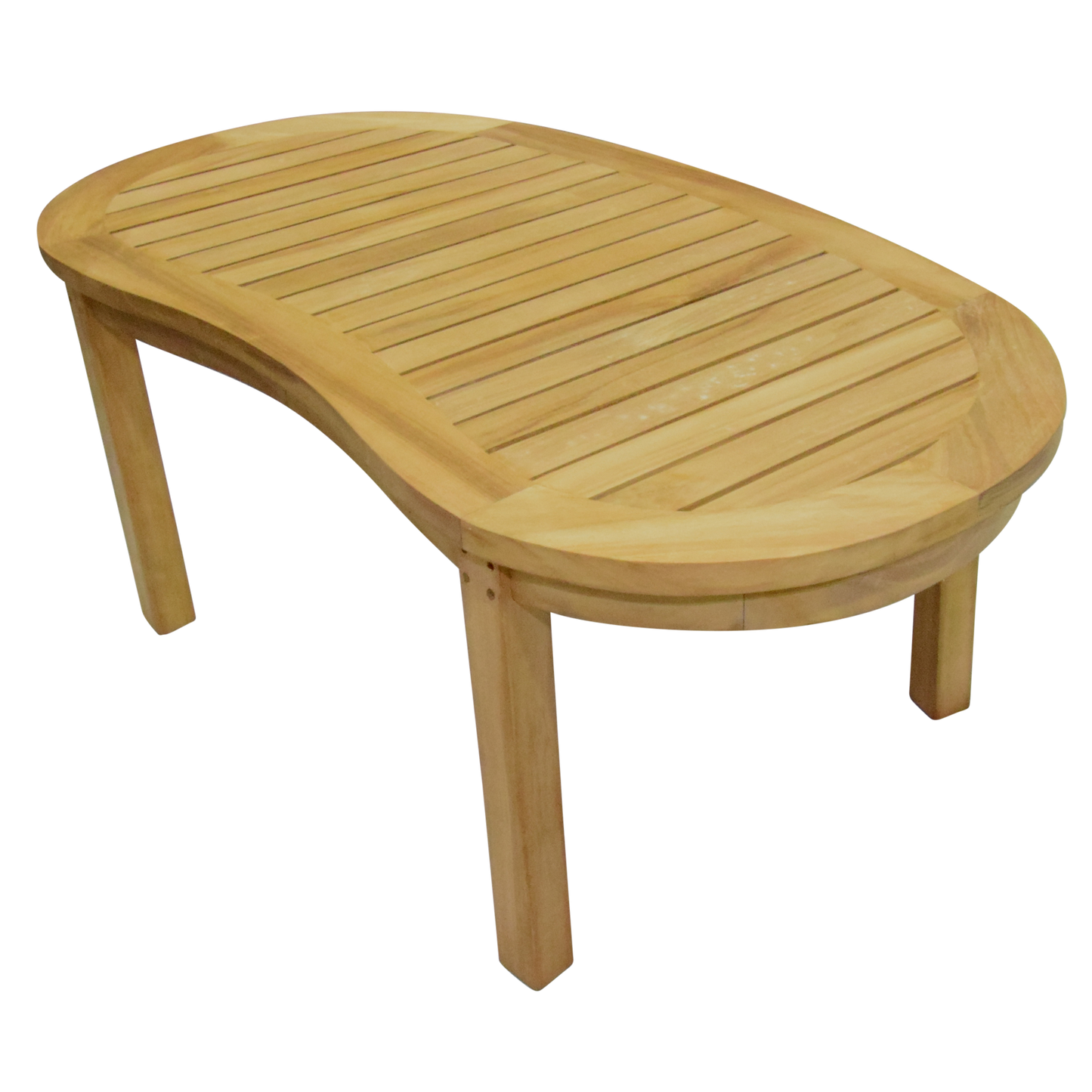 Luxury Refined Teak Banana Curved Coffee Table