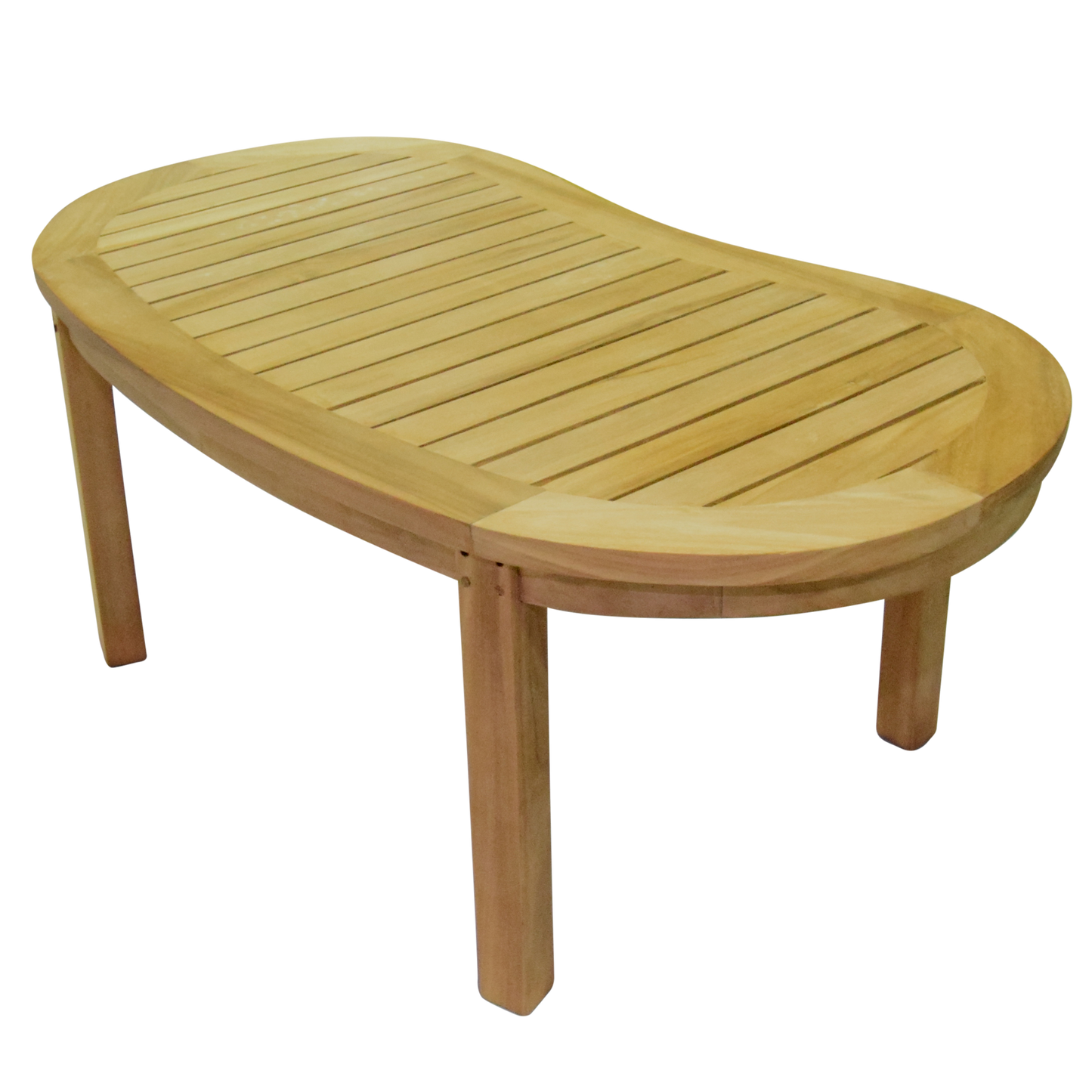 Luxury Refined Teak Banana Curved Coffee Table