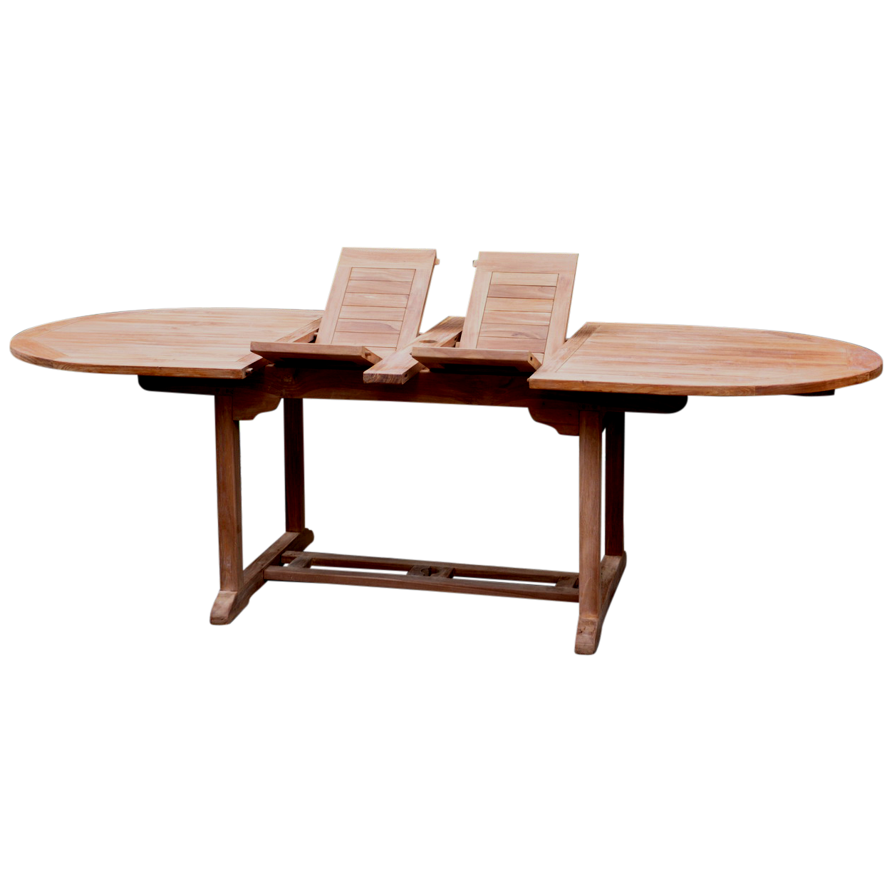 Oval Double Extending 180/240cm Table Set with Stacking Chairs