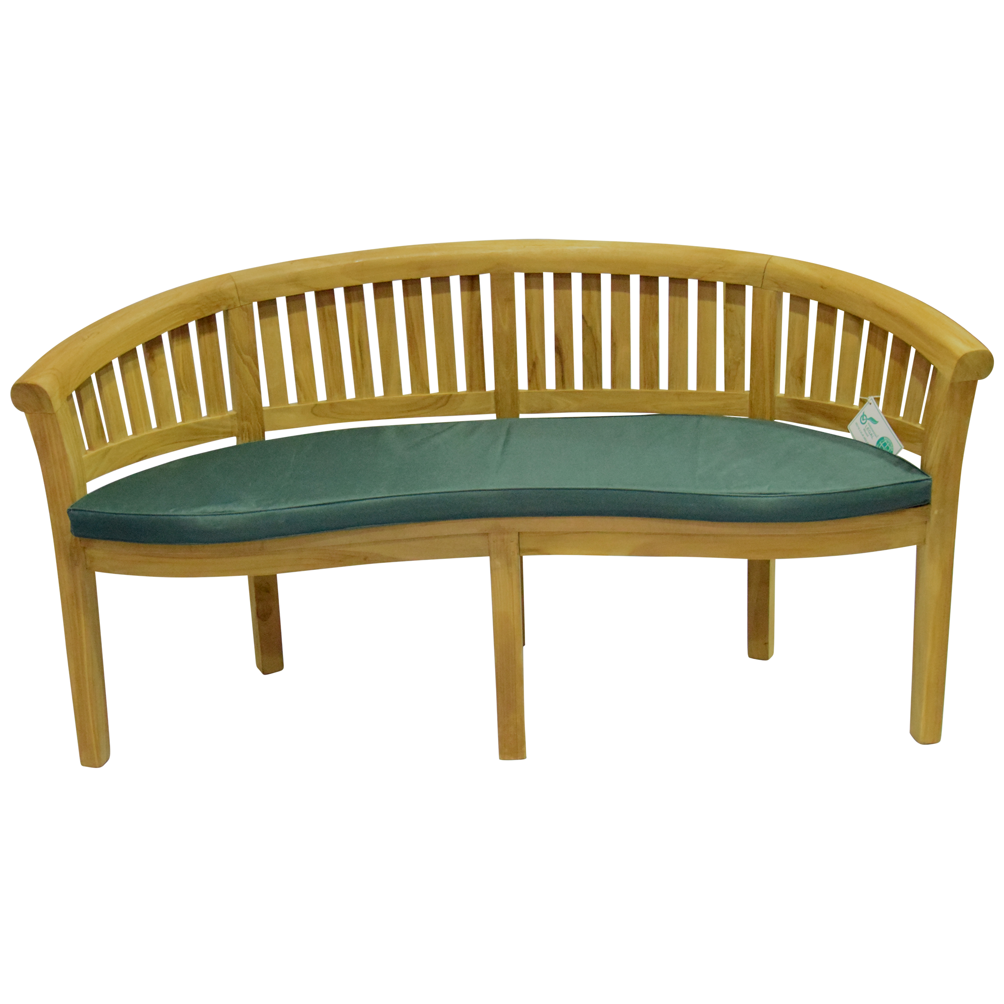 Teak banana bench cushion hotsell