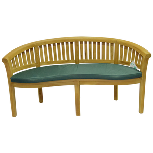 Luxury Refined Teak Banana Bench