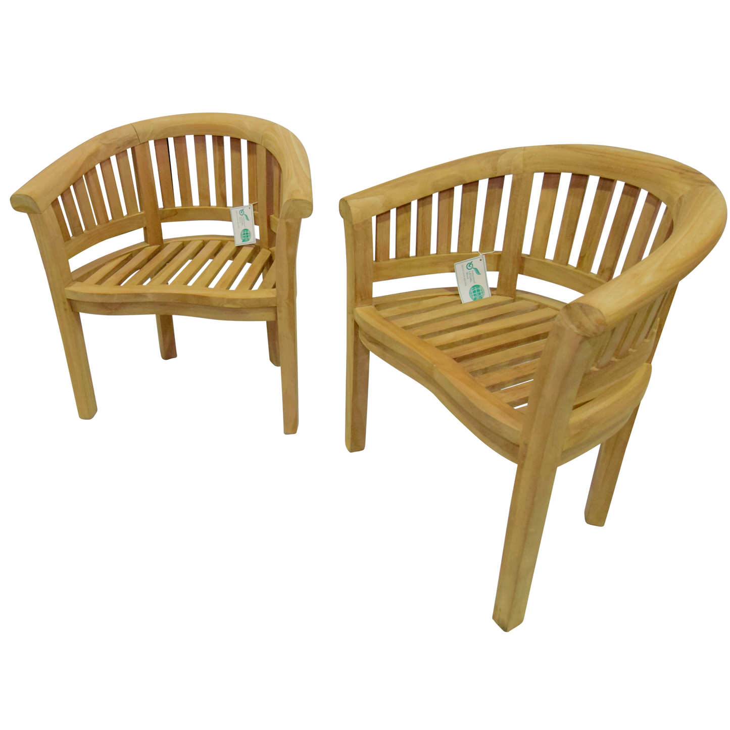 Luxury Refined Banana Arm Chair
