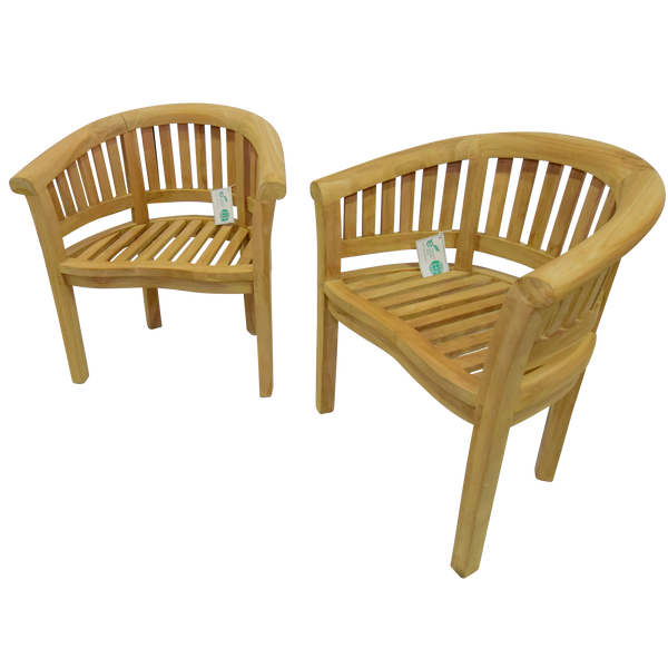 Luxury Refined Banana Arm Chair