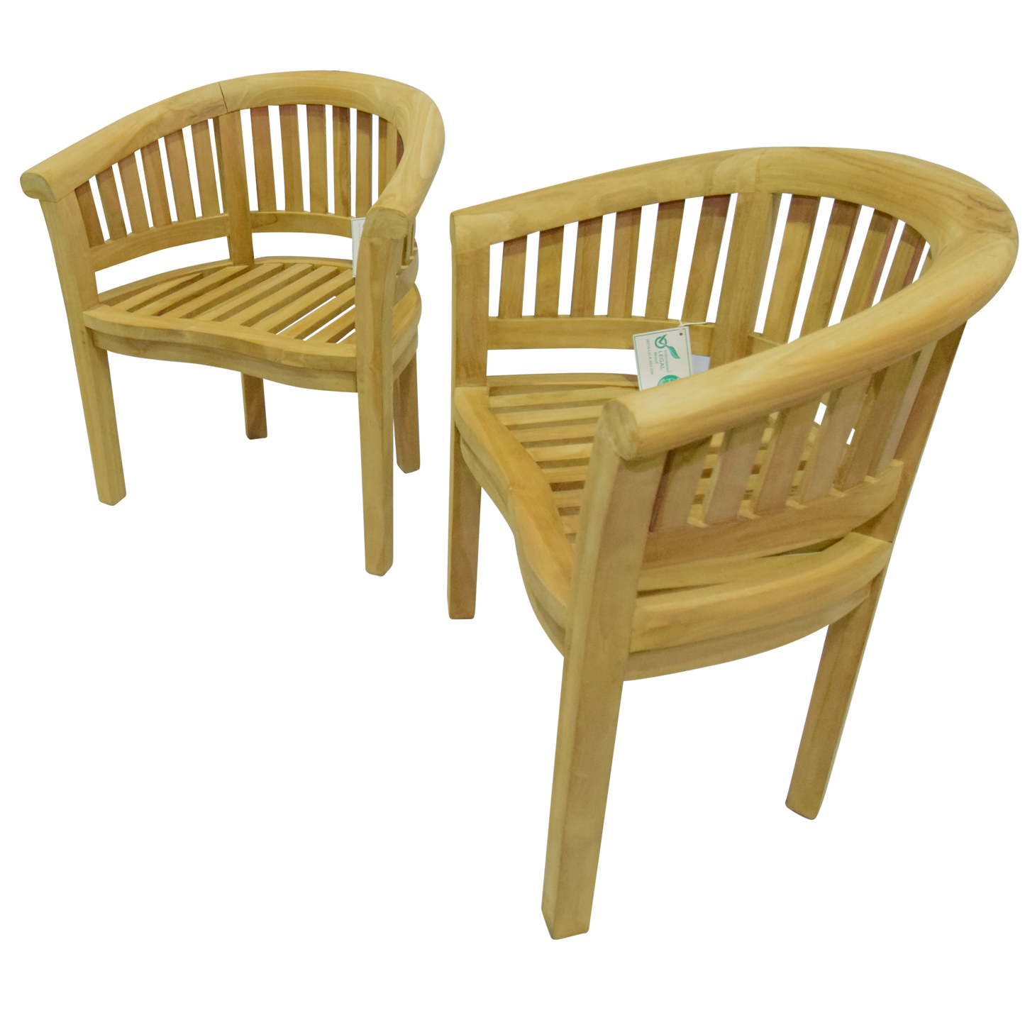 Luxury Refined Banana Arm Chair