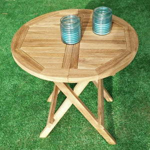 Bali Round Folding 50cm Picnic Table